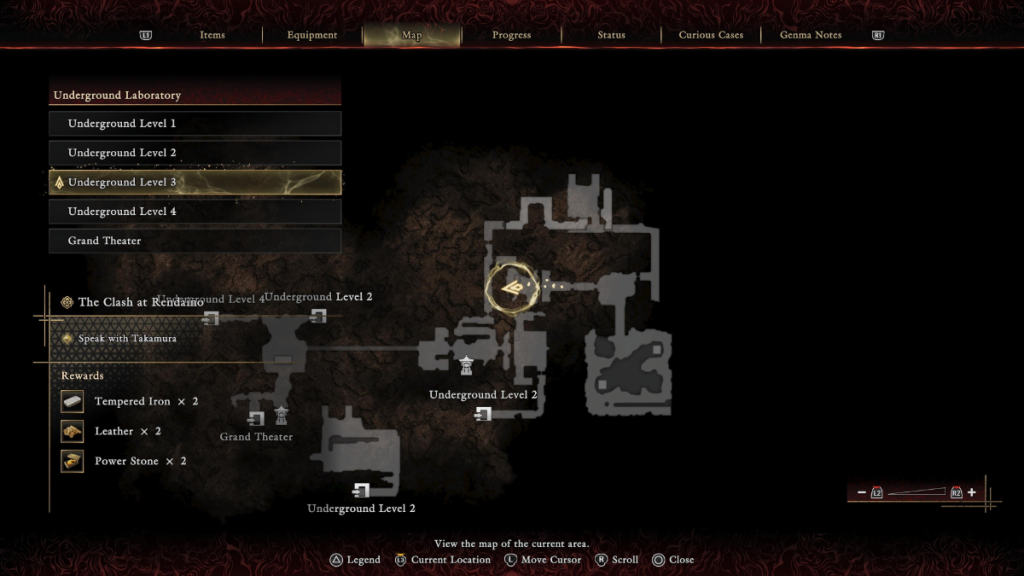 Mask puzzle map location in Onimusha: Way of the Sword.