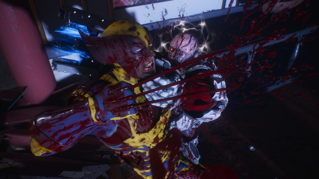 Performing Overwhelm in Marvel's Wolverine on a big Reaver.