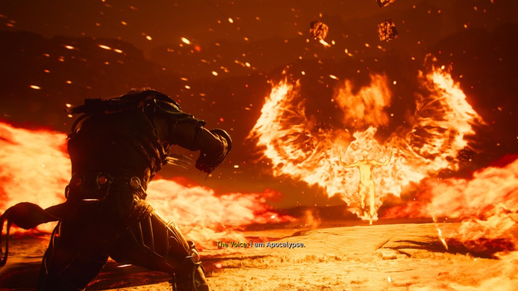Horseman of Death vs the Phoenix Force in Marvel's Wolverine.