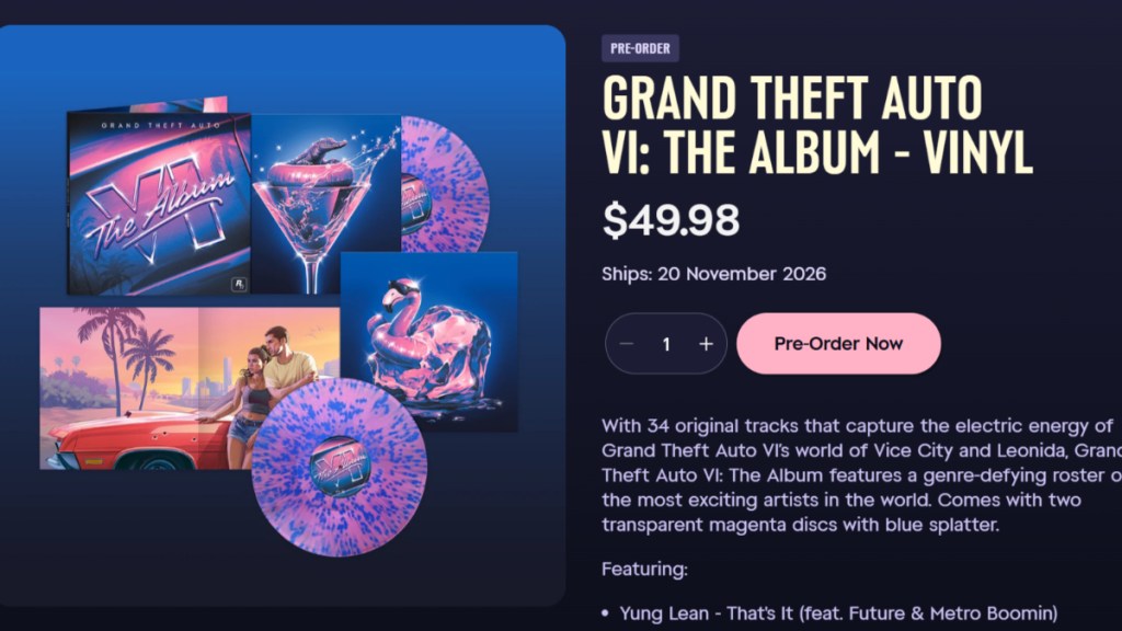 GTA 6: The Album -Vinyl.