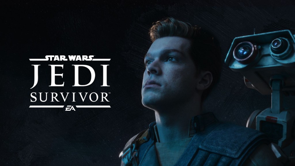 Star Wars Jedi Survivor, the prequel to Star Wars Jedi 3, featuring Cal Kestis and BD-1.