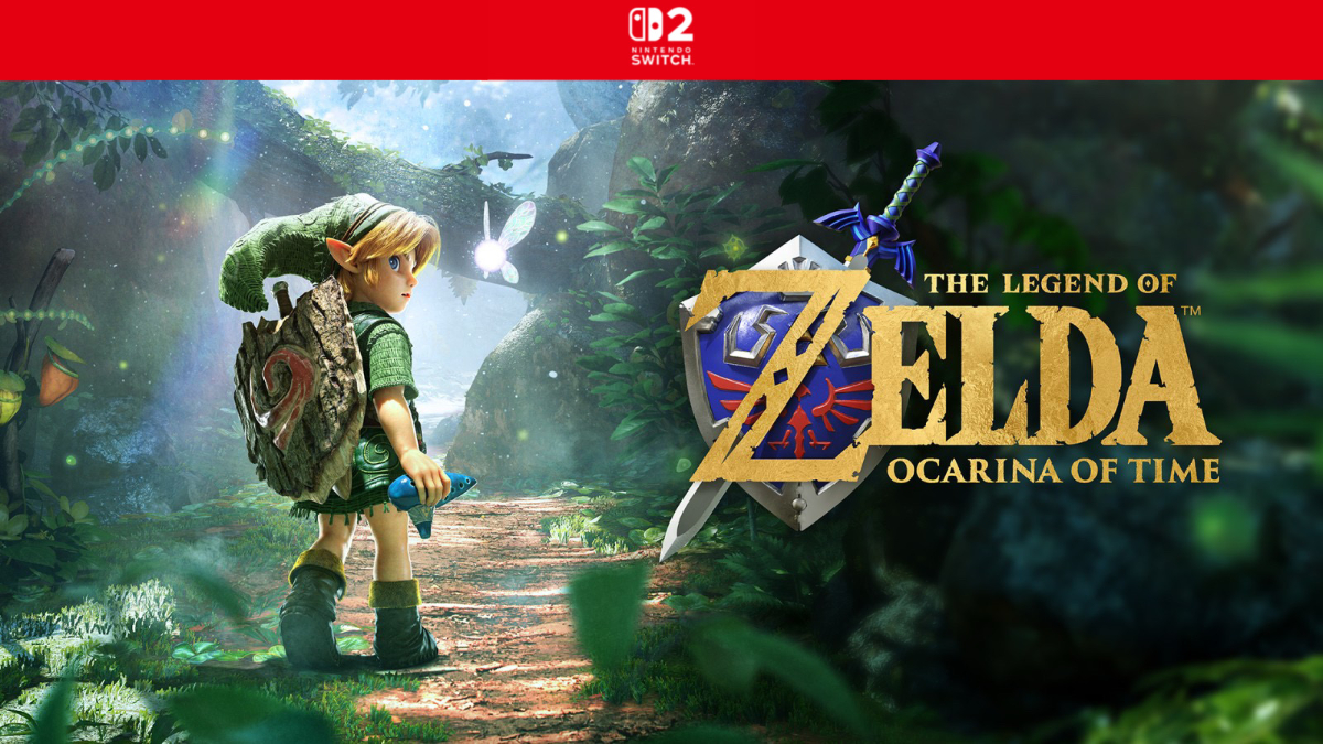 The Legend of Zelda: Ocarina of Time Remake Nintendo Switch 2 cover.