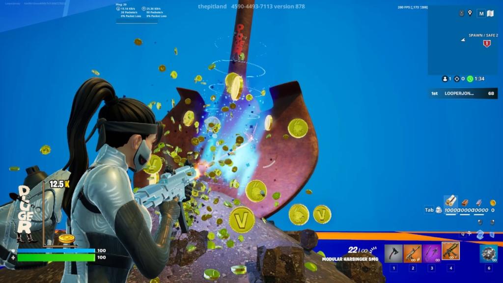 The Pit Digger Collab in Fortnite