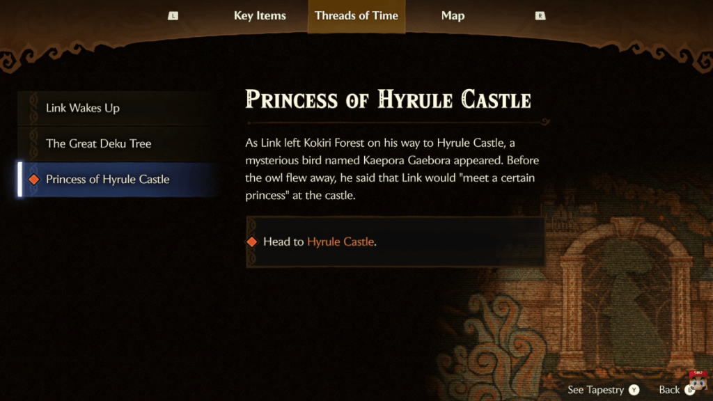 Threads of Time feature in The Legend of Zelda: Ocarina of Time Remake gameplay reveal.