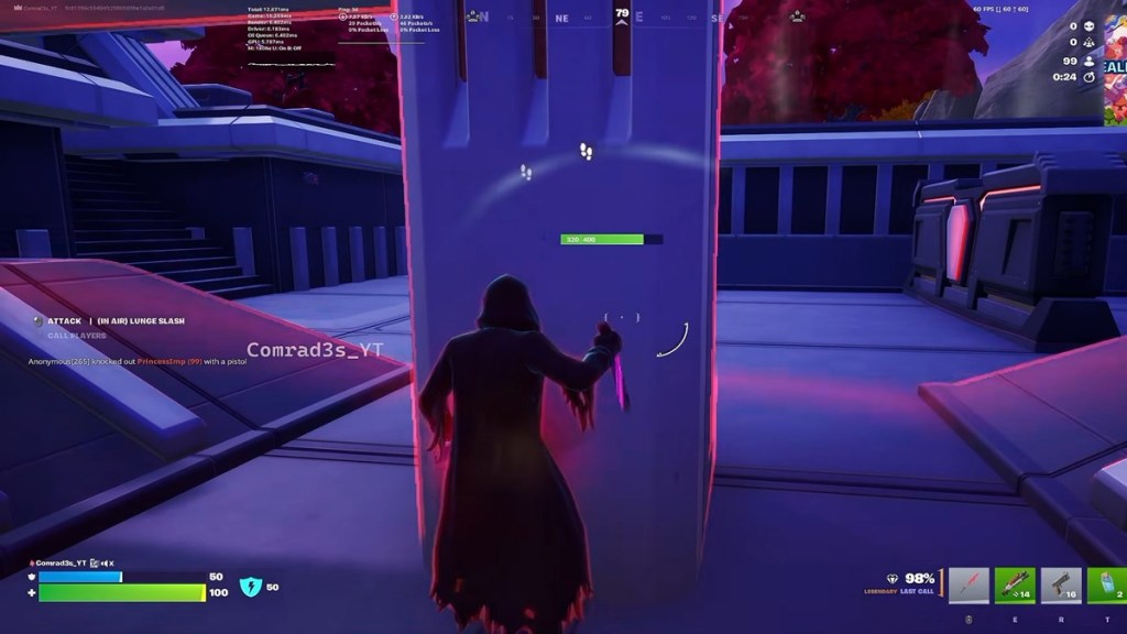use last call to reveal opponents in Fortnite