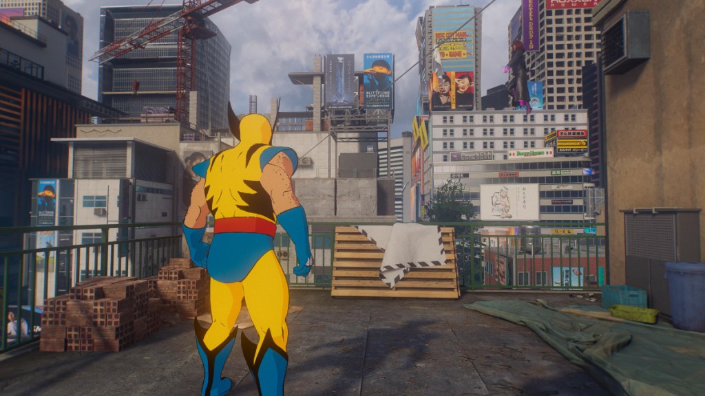 White cloth markings in Japan in Marvel's Wolverine.
