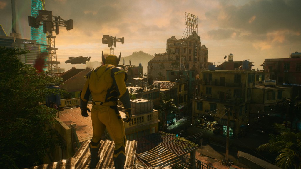 Wolverine in Lowtown Madripoor in Marvel's Wolverine.