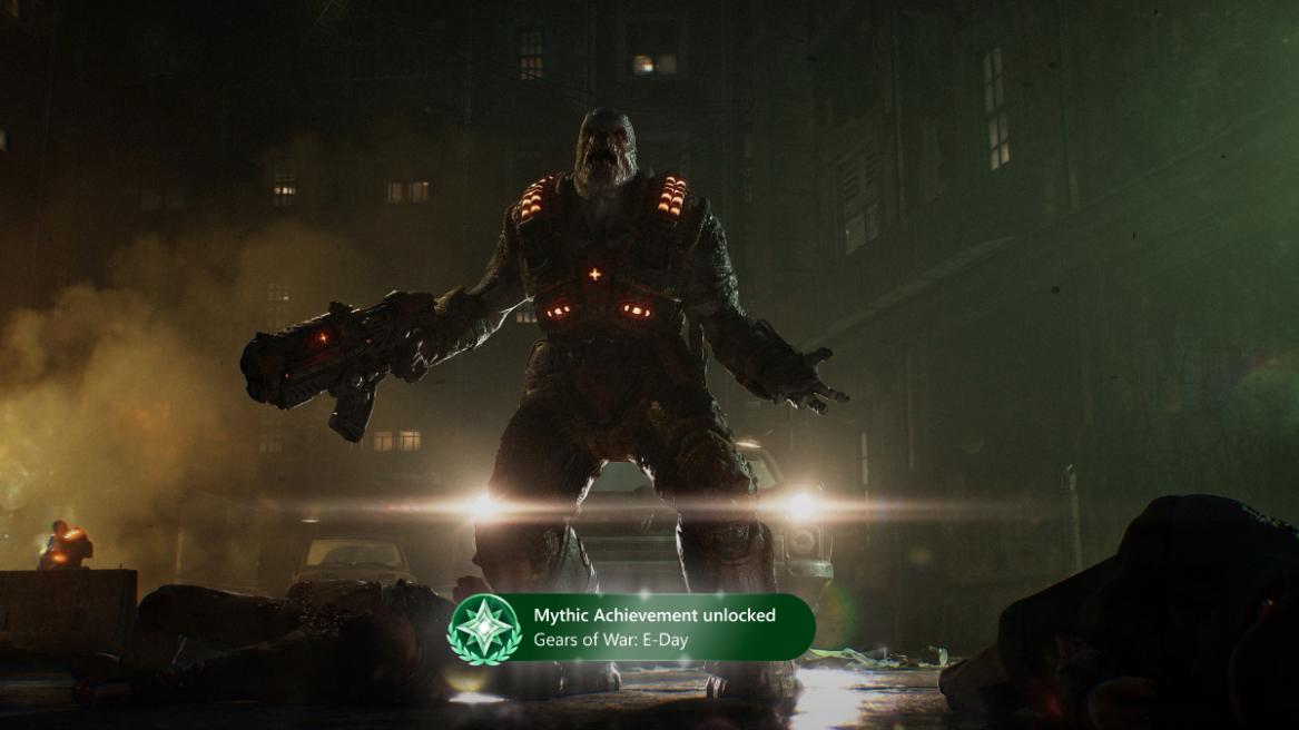 Xbox Mythic Achievement unlocked for Gears of War: E-Day.