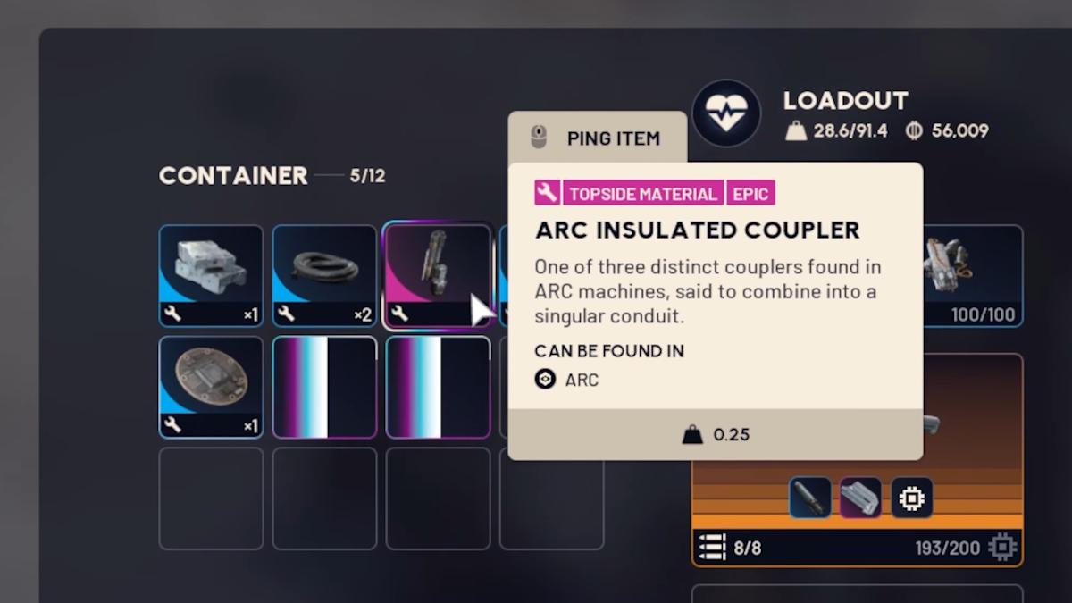 ARC Insulated Coupler in Arc Raiders