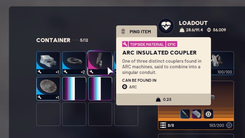 ARC Insulated Coupler in Arc Raiders