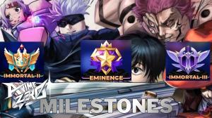 Anime Zero Milestones and Level Rewards