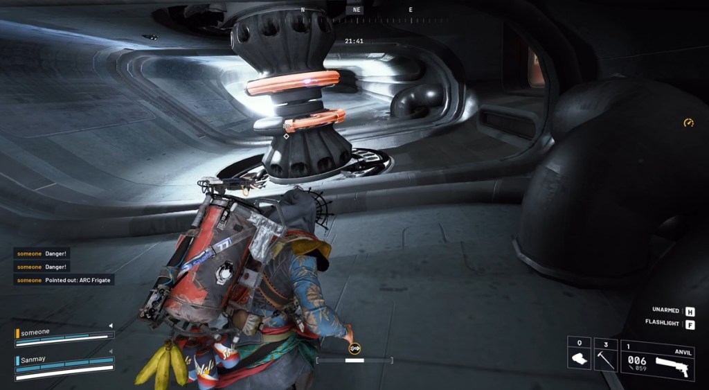 Arc Frigate power core location 1