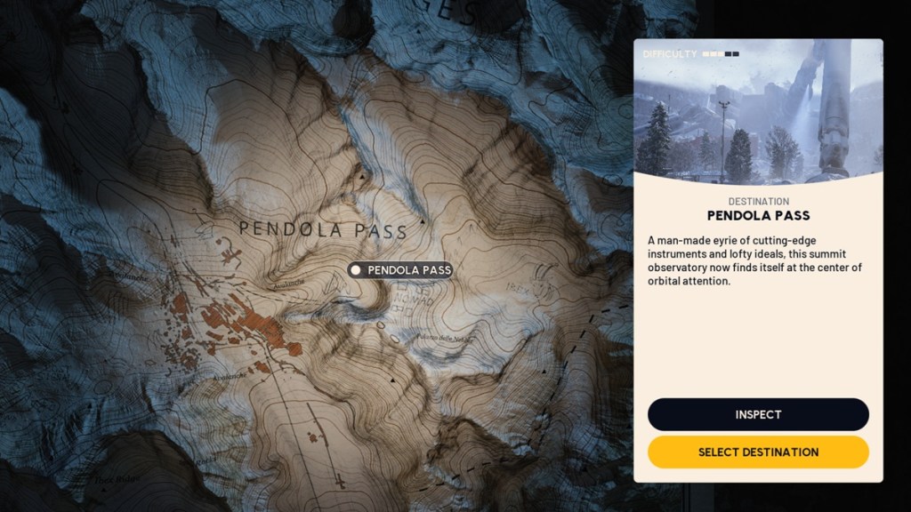 Arc Raiders Pendola Pass map selection