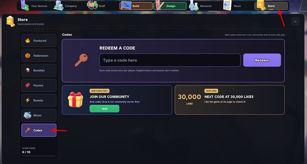 Build a Phone Empire Codes redeem