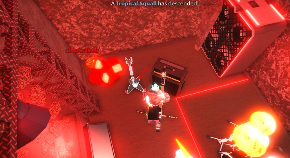 Click Duskwire during Tropical Squall in Fisch