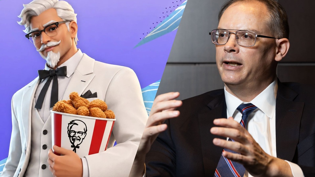 Epic Games CEO Reacts to “Fake” KFC Fortnite Collab Skin Concept