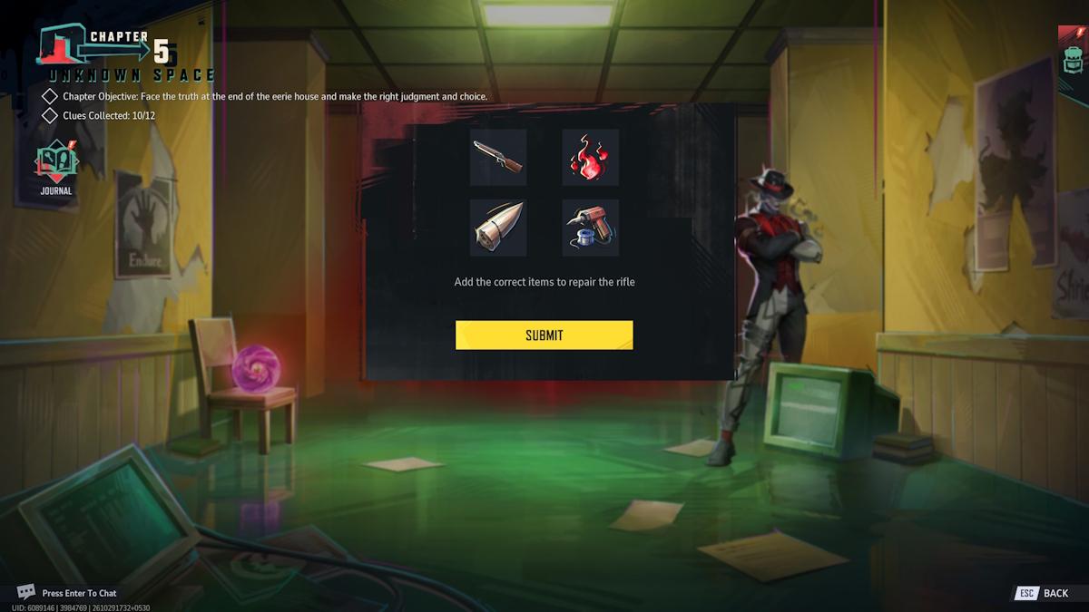 Correct items for witch crystal orb in Unknown Space chapter in Marvel Rivals Night of Illusions event