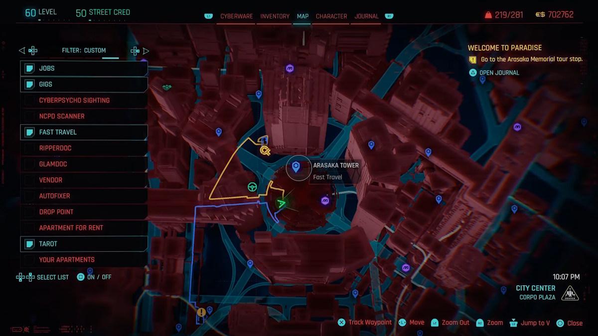 Cyberpunk 2077_ Welcome to Paradise Walkthrough Arasaka Memorial route