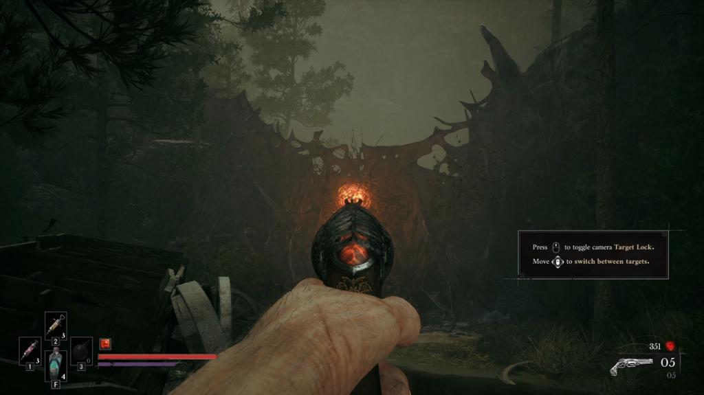 Destroy the Red Blob in Valor Mortis using Pistol