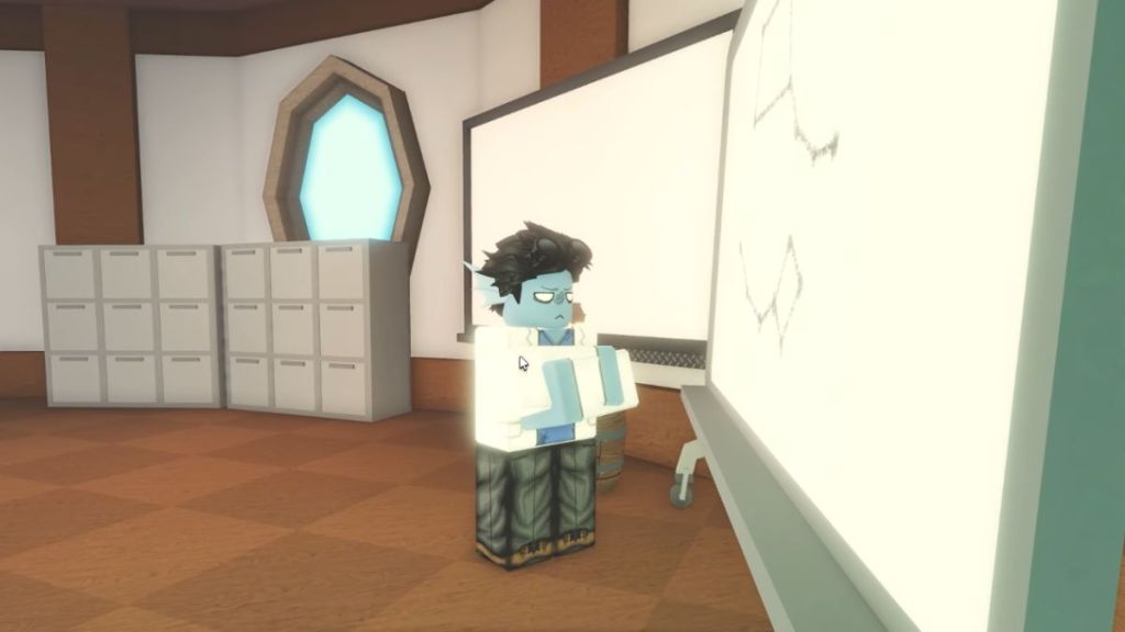 Dr. Monty in Lab