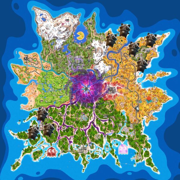Dumpster Dive Sprite locations in Fortnite