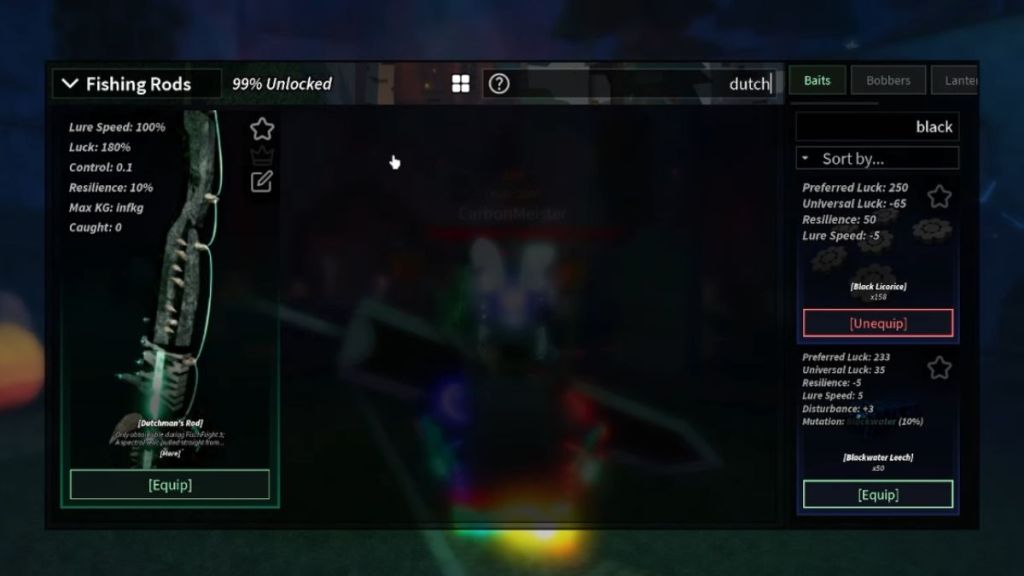 Dutchman's rod stats