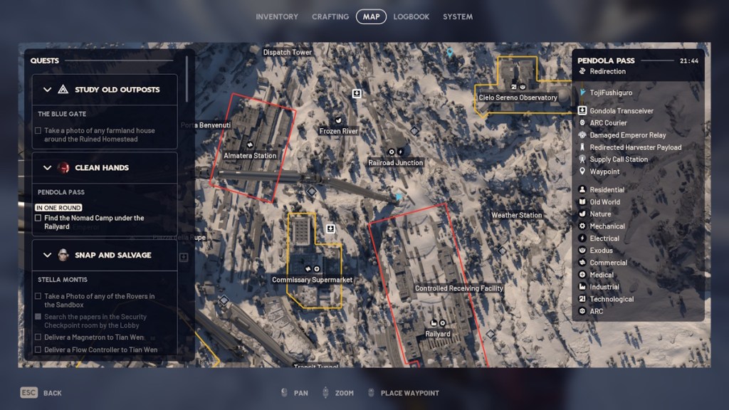 Emperor's Leg near Railyard Location in Arc Raiders