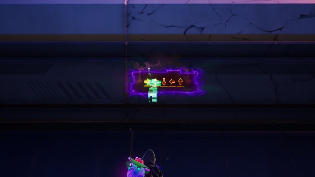 Entering Trick or Treat Cheat Code in Fortnite