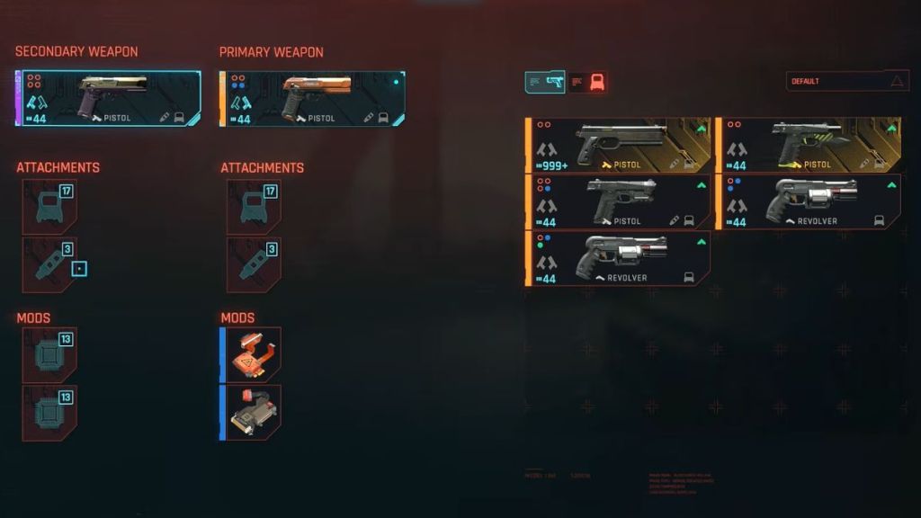 Equip Two Pistols at Once in Cyberpunk 2077