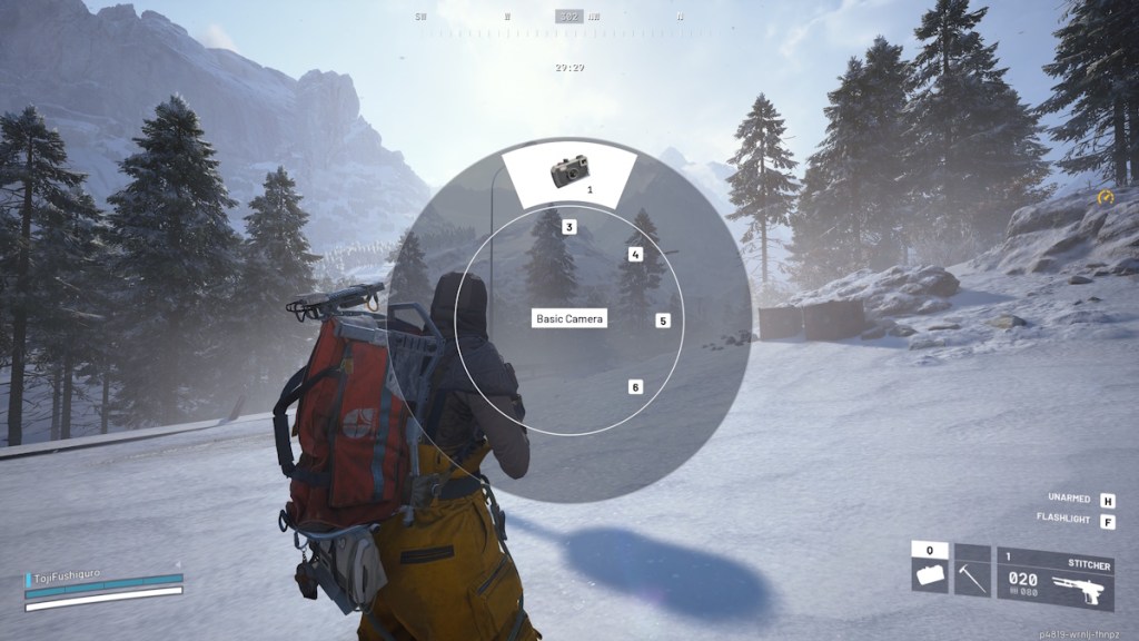 Equipping camera gadget in Arc Raiders
