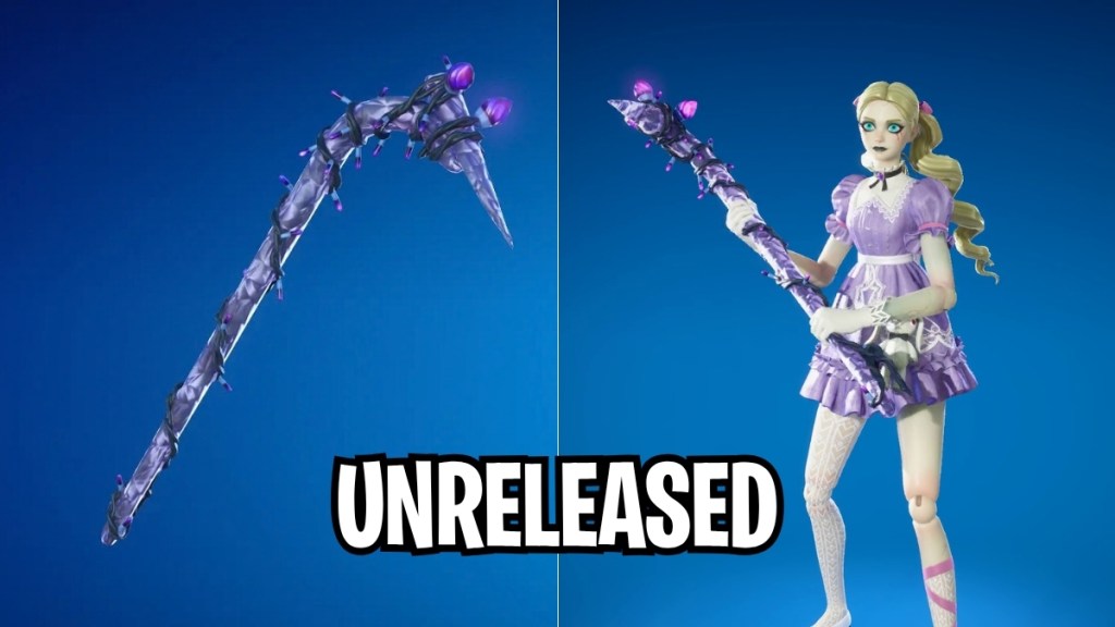 Fortnite Unreleased Crystallized Punisher pickaxe