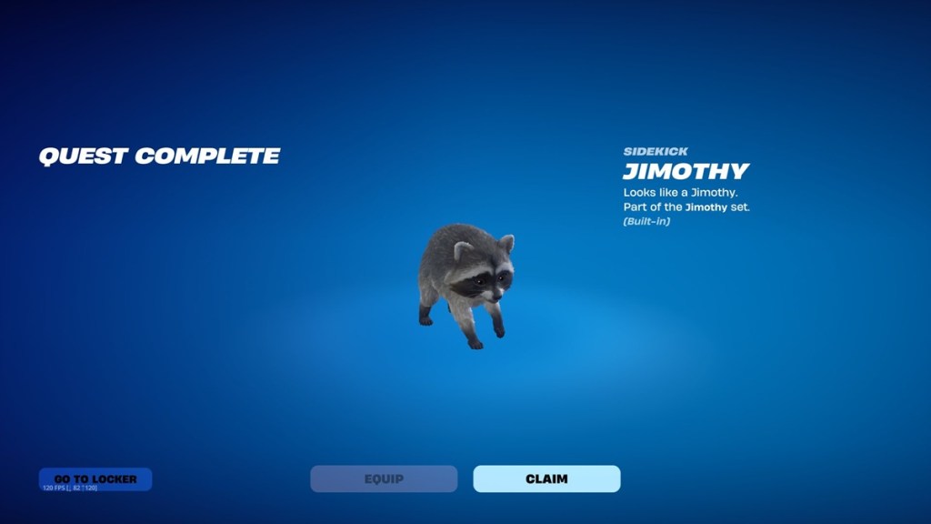 Fortnite Jimothy Sidekick