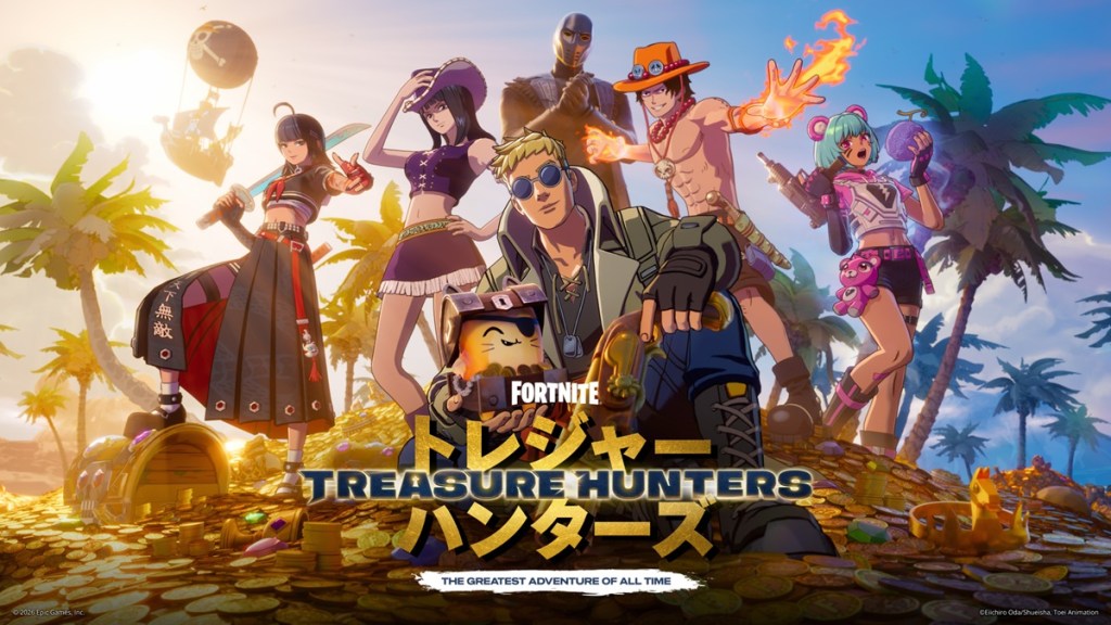 Fortnite Treasure Hunters Mini Season Keyart Battle Pass Skins New Sprite