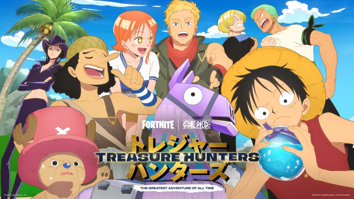 Fortnite Treasure Hunters Toei Key Art
