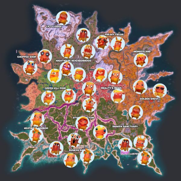 Fortnite Trick or Treat Sprite locations in Fortnite