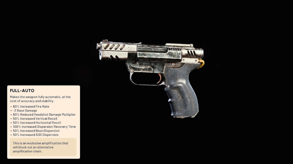 Full Auto weapon amplification in Arc Raiders