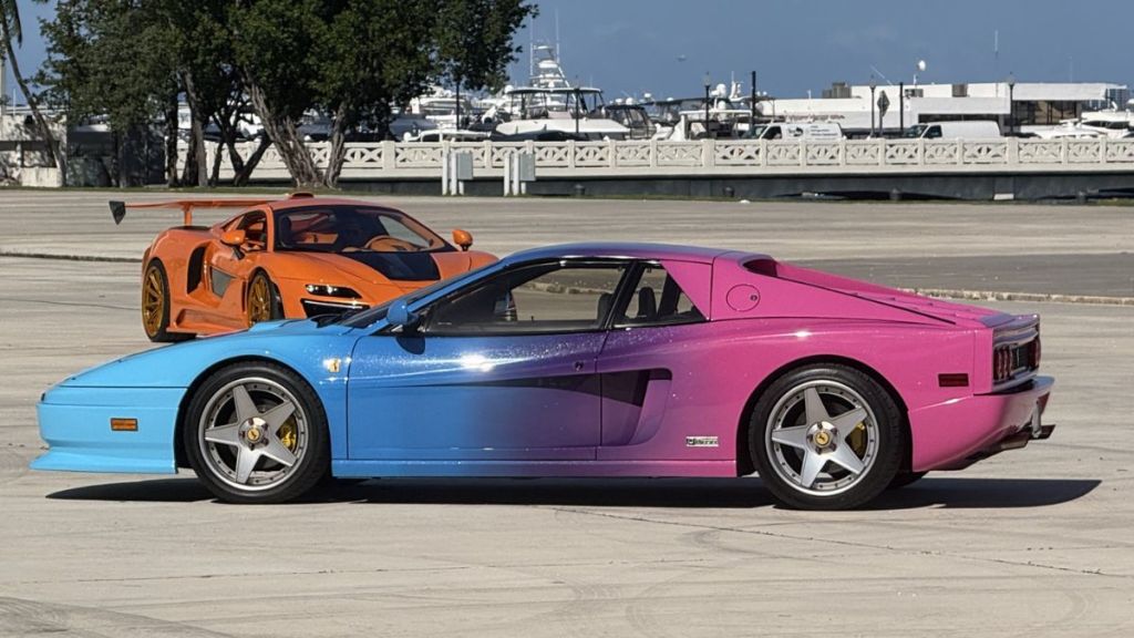 GTA 6 neon themed vehicles in Miami suggesting a live action trailer