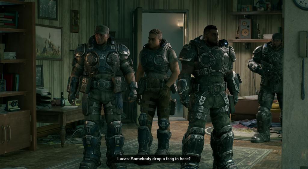 Gears in Mags apartment