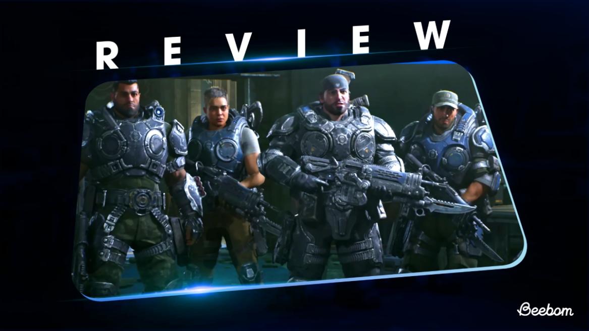 Gears of War E-Day review text with bravo team