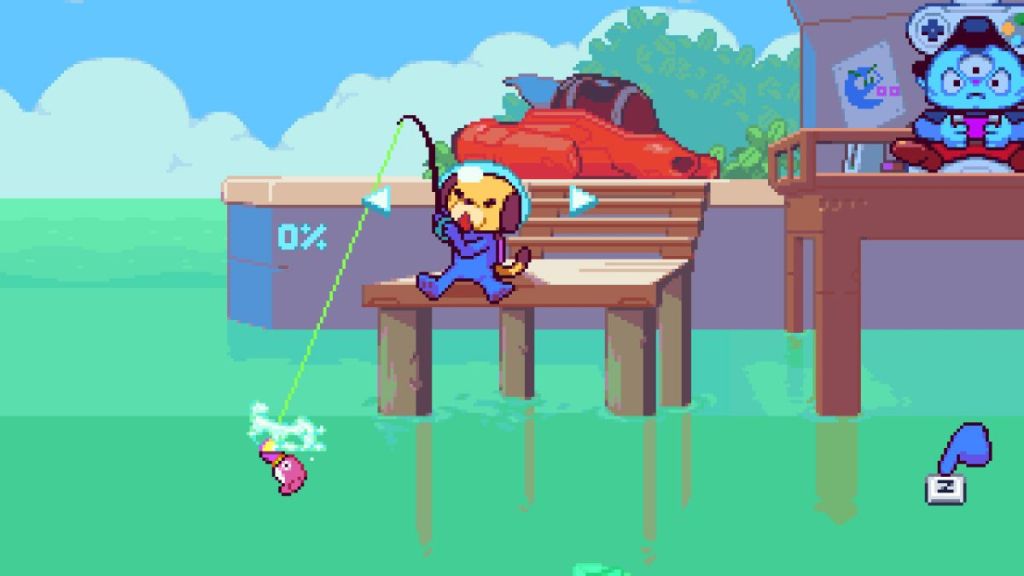 fishing in Goodboy Galaxy
