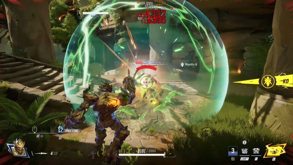 Groot in Avengers Infinity War PvP mode