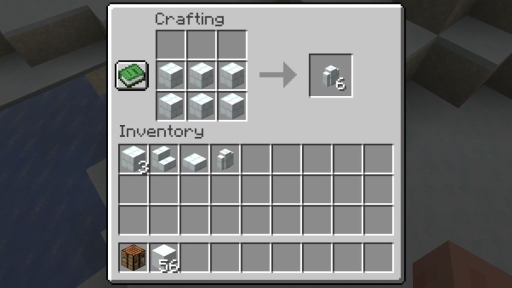 How to Make Snow Brick Block Walls in Minecraft