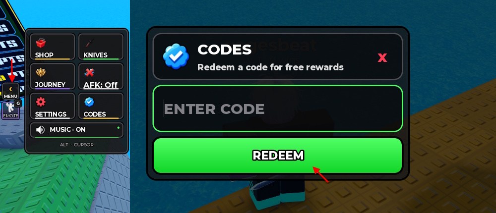 Huss Valley codes redeem option