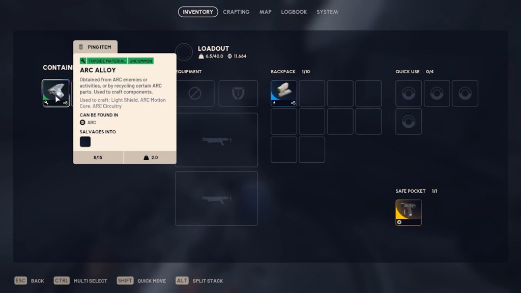 Hydra loot in Arc Raiders