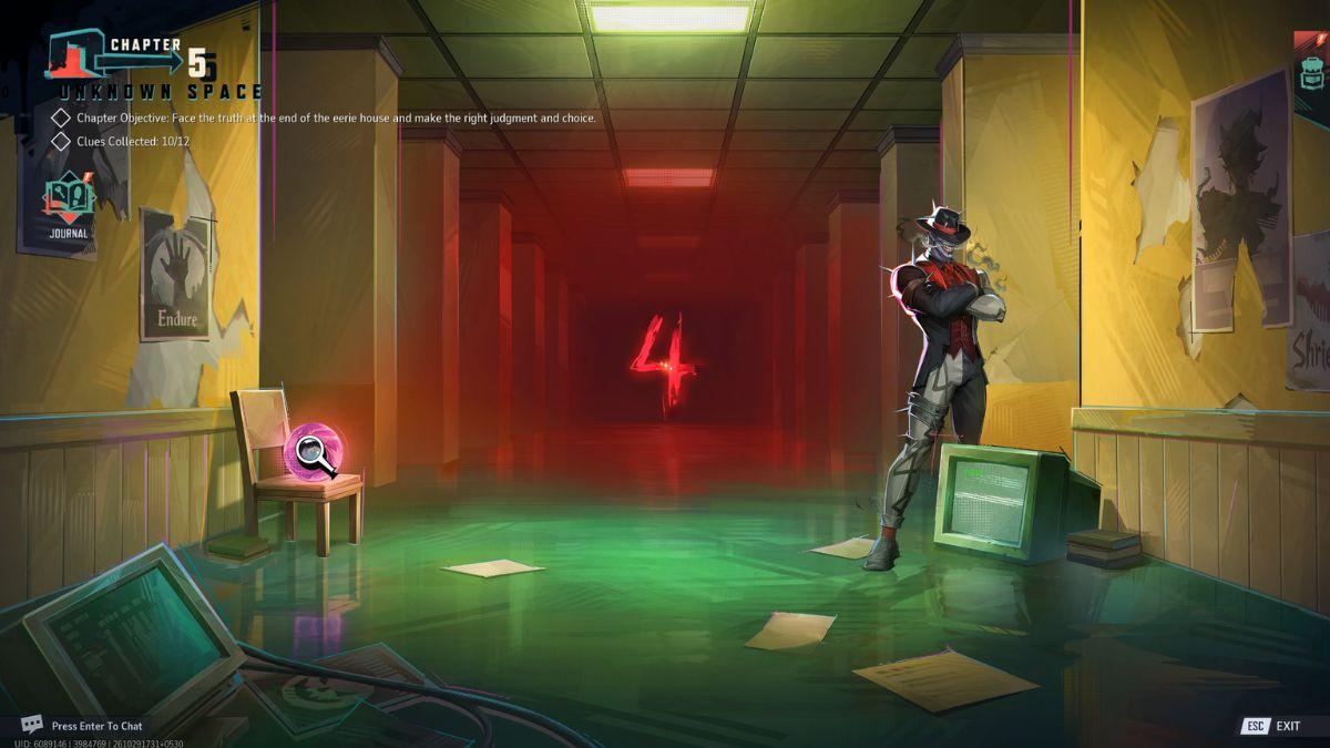 Interacting with witch crystal orb in Unknown Space chapter in Marvel Rivals Night of Illusions event