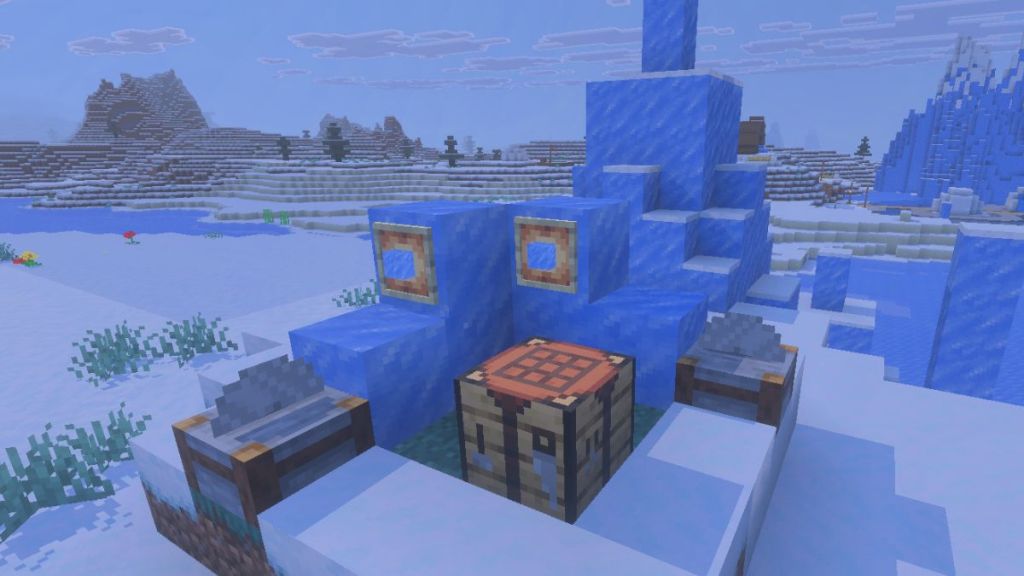 Items Required to Make Packed Ice Bricks in Minecraft