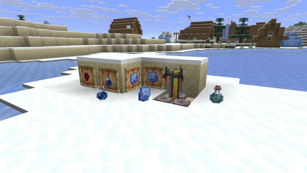 Items Required to Make a Freezing Potion in Minecraft