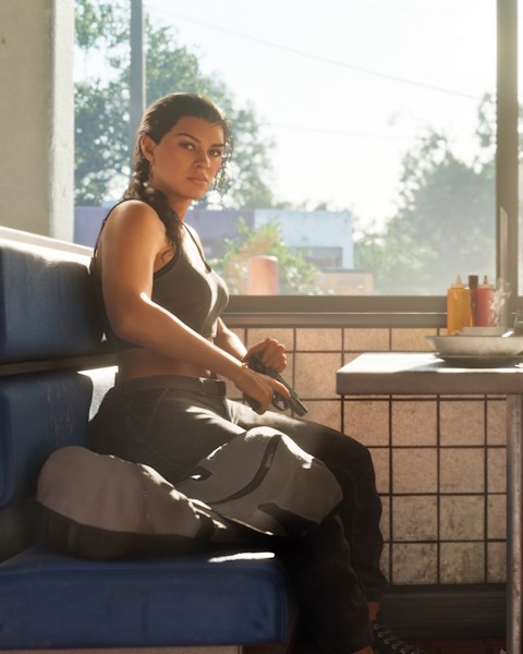 Lucia in Diner