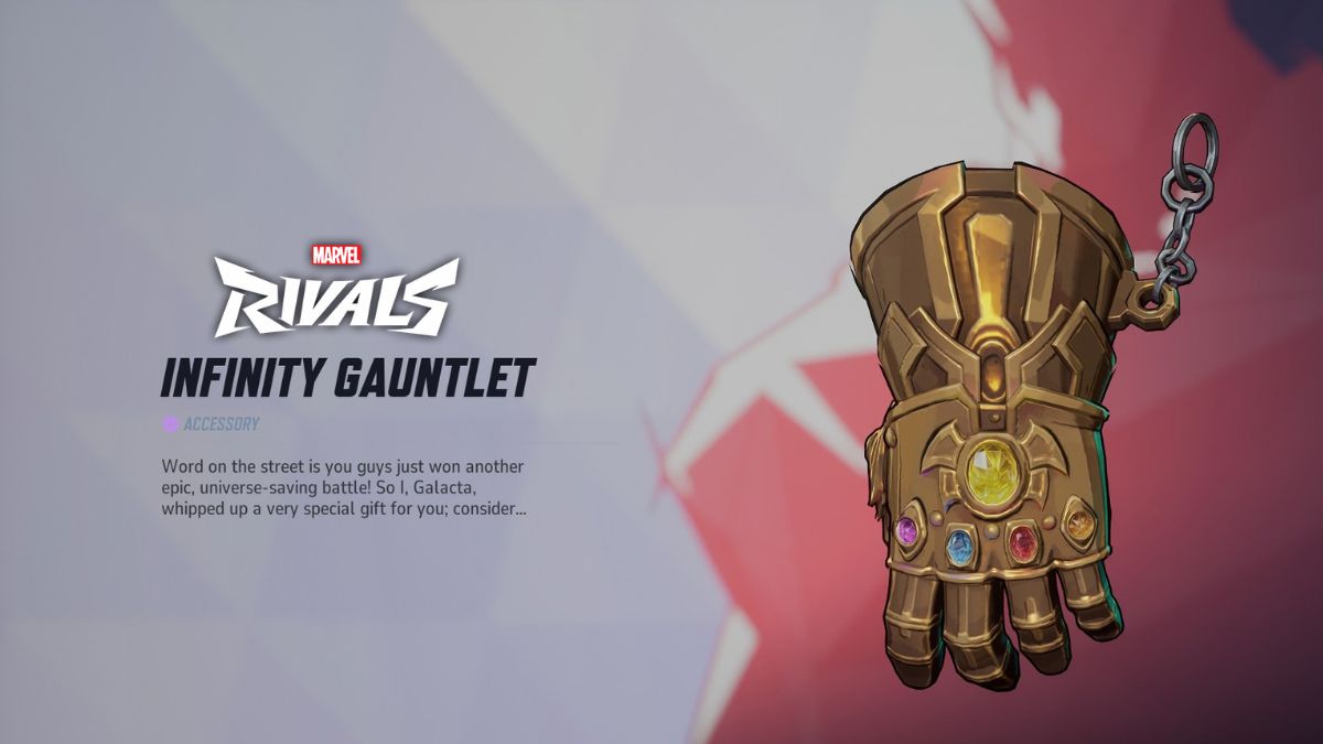 How to Get Free Infinity Gauntlet Accessory in Marvel Rivals