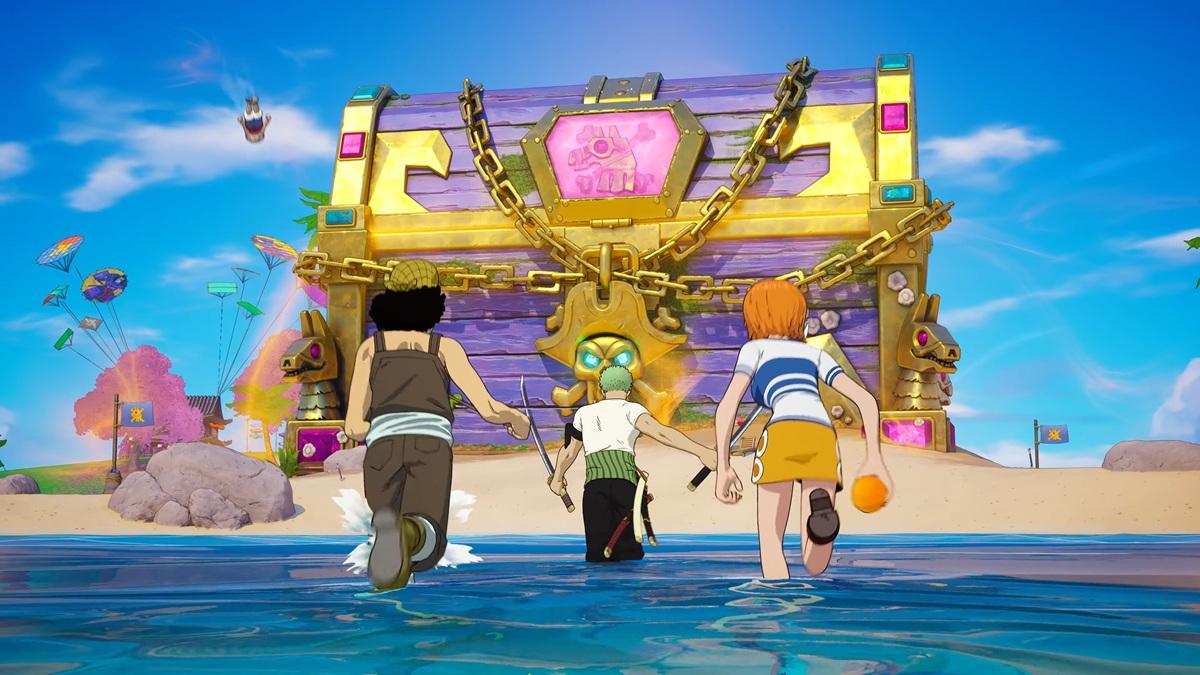 One Piece Chest in Fortnite Chapter 7 Treasure Hunters